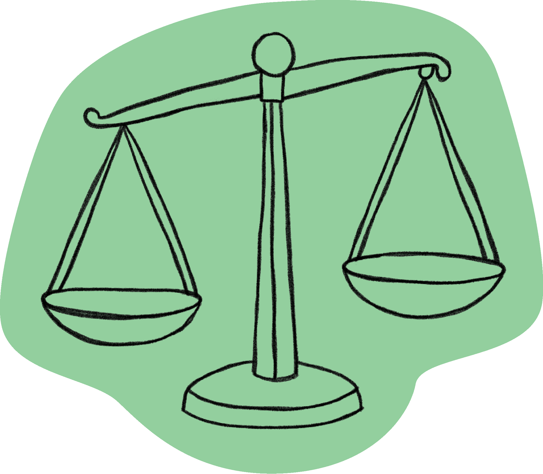 Health on the Hill - Scale Illustration